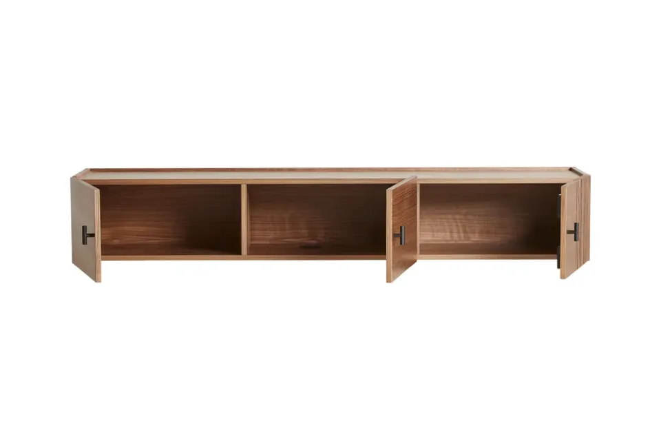 Hot Woud Sideboard de pared Array, 150 cm, Nogal Marrón