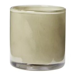 Broste Copenhagen Solai farol para vela, Light Green, Ø8 cm Verde