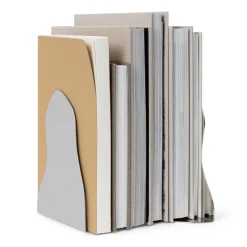 Discount Ferm Living Soporte de libro Pond set de 2, Mirror polish Plateado
