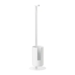 Best Zone Denmark Soporte de papel higiénico de pie Rim, White Blanco