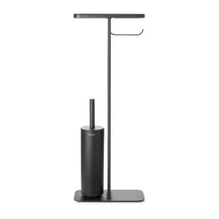 Online Brabantia Soporte papel higiénico y escobilla con estante MindSet, Mineral Infinite Grey Gris