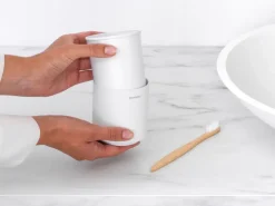 Brabantia Soporte para cepillos de dientes MindSet, Mineral Fresh White Blanco