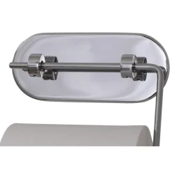 Hot Bosign Soporte para papel de baño Invisible, acero inoxidable Plateado