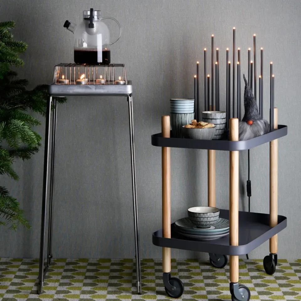 Sale Born In Sweden Soporte para portavelas Stumpastaken, plata Plateado