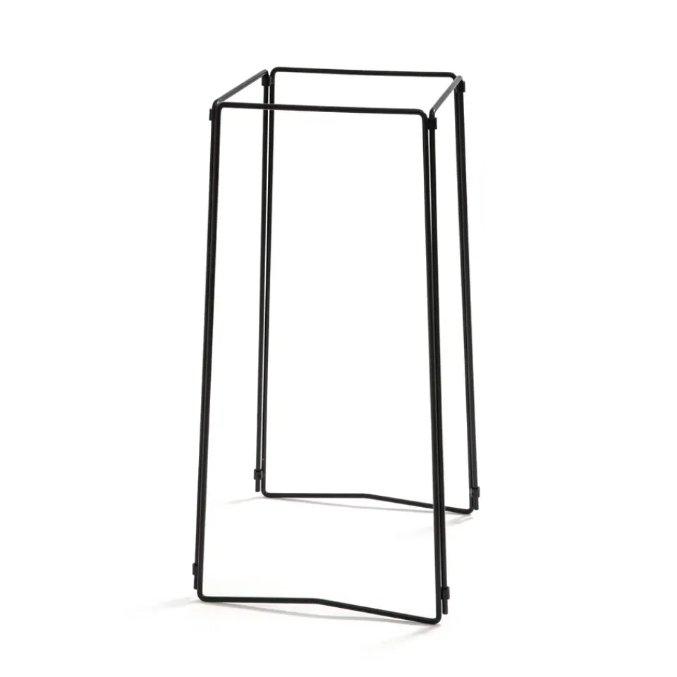 New Born In Sweden Soporte para portavelas Stumpastaken, Negro