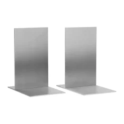 Discount Ferm Living Soportes para libros Lager, 2-pack, Aluminium Plateado