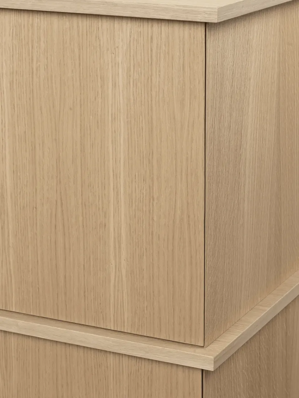 Ferm Living Stilt sideboard double 109x100 cm, Natural oak Beige