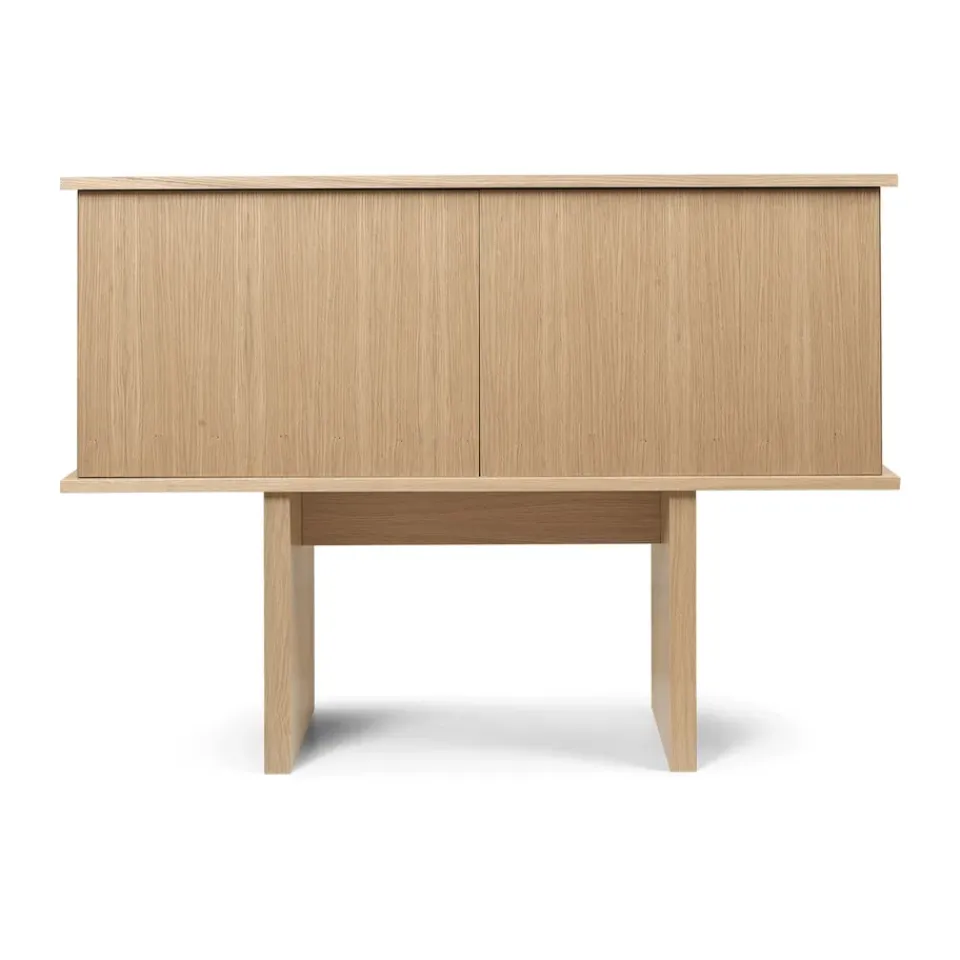 Ferm Living Stilt sideboard single 72,5x100 cm, Natural oak Beige