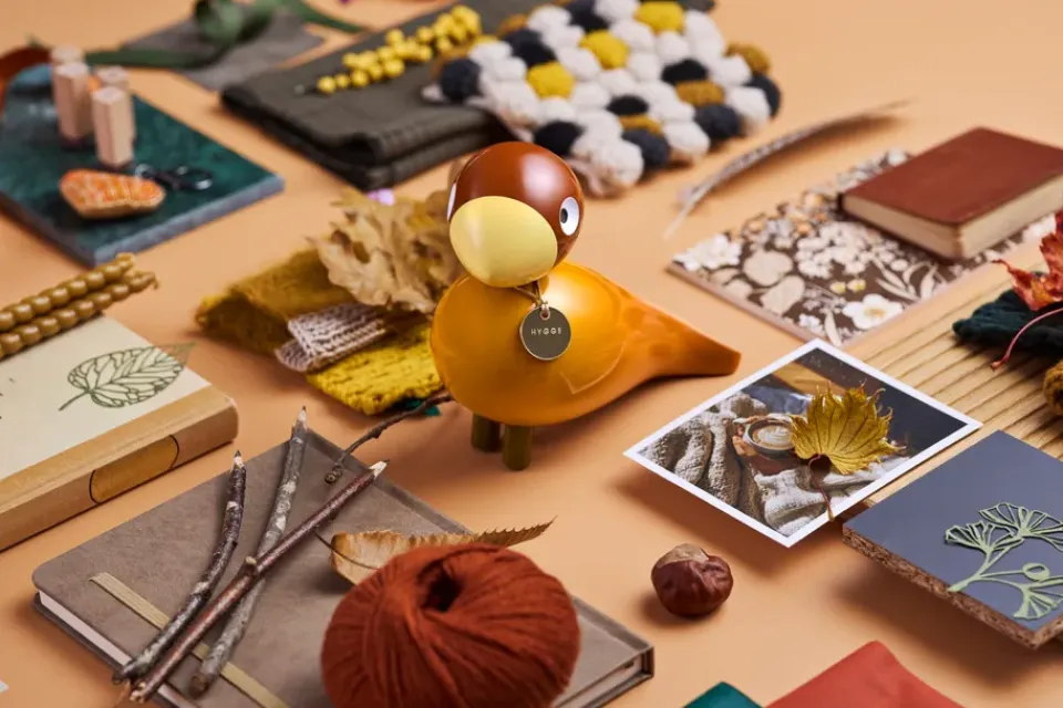 Outlet Kay Bojesen Denmark Story bird, Cosy, 15,5 cm Rojo