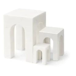 Hot Gejst Sujetalibros Arkis 3 piezas, Blanco