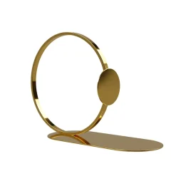 Best Cooee Design Sujetalibros Book Ring 10 cm, latón Color dorado