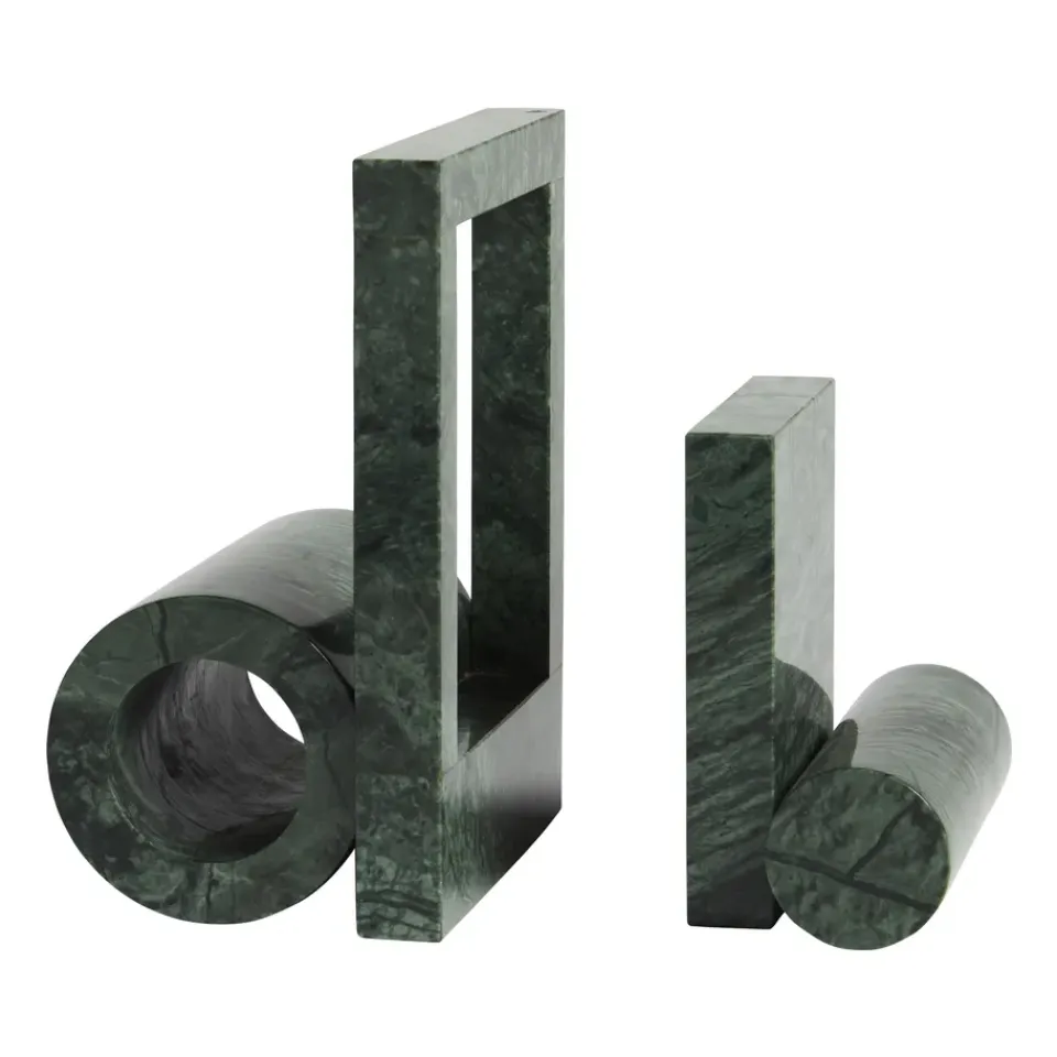 Sale Woud Sujetalibros Booknd mármol, Verde