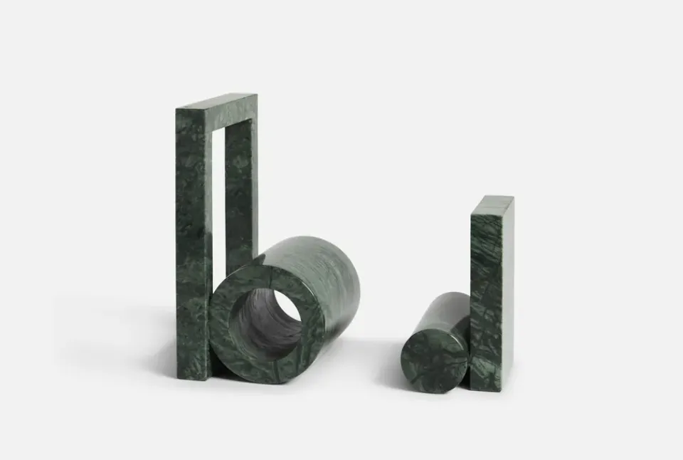 Sale Woud Sujetalibros Booknd mármol, Verde