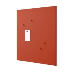 Clearance Montana Tablero de notas noticeboard 69,6x69,6 cm, Rosehip Naranja