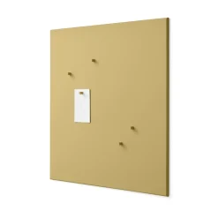 Online Montana Tablero de notas noticeboard 69,6x69,6 cm, Cumin Amarillo