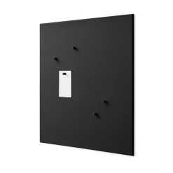 Hot Montana Tablero de notas noticeboard 69,6x69,6 cm, Black Negro