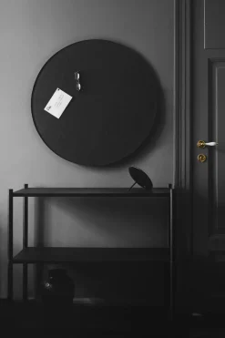 Sale Gejst Tablero de notas Retell pinboard Ø80 cm, Negro