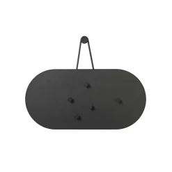 Zone Denmark Tablón A-Bulletin Board, Black, incluido imanes Negro