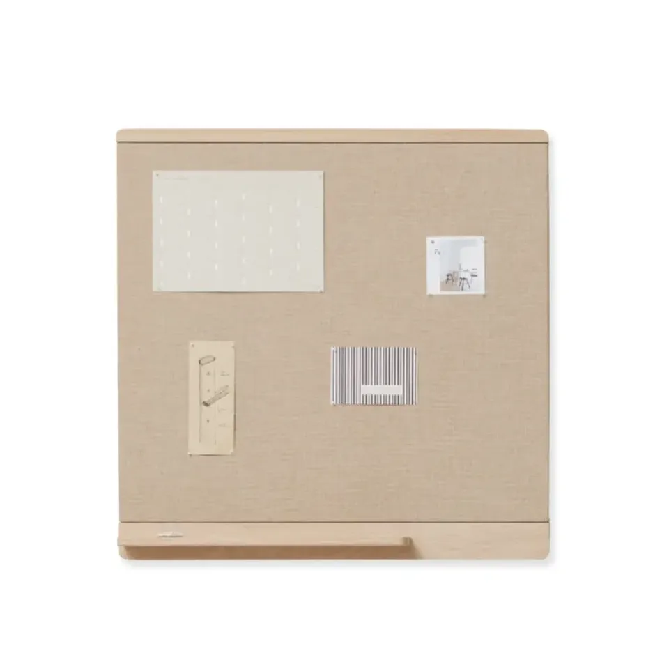 Discount Form & Refine Tablón de corcho Rim 75x75 cm, Roble blanco Beige