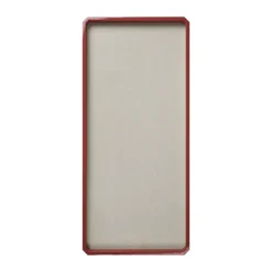 New Ferm Living Tablón de notas Nova 45x100 cm, Picante Red RojoGris