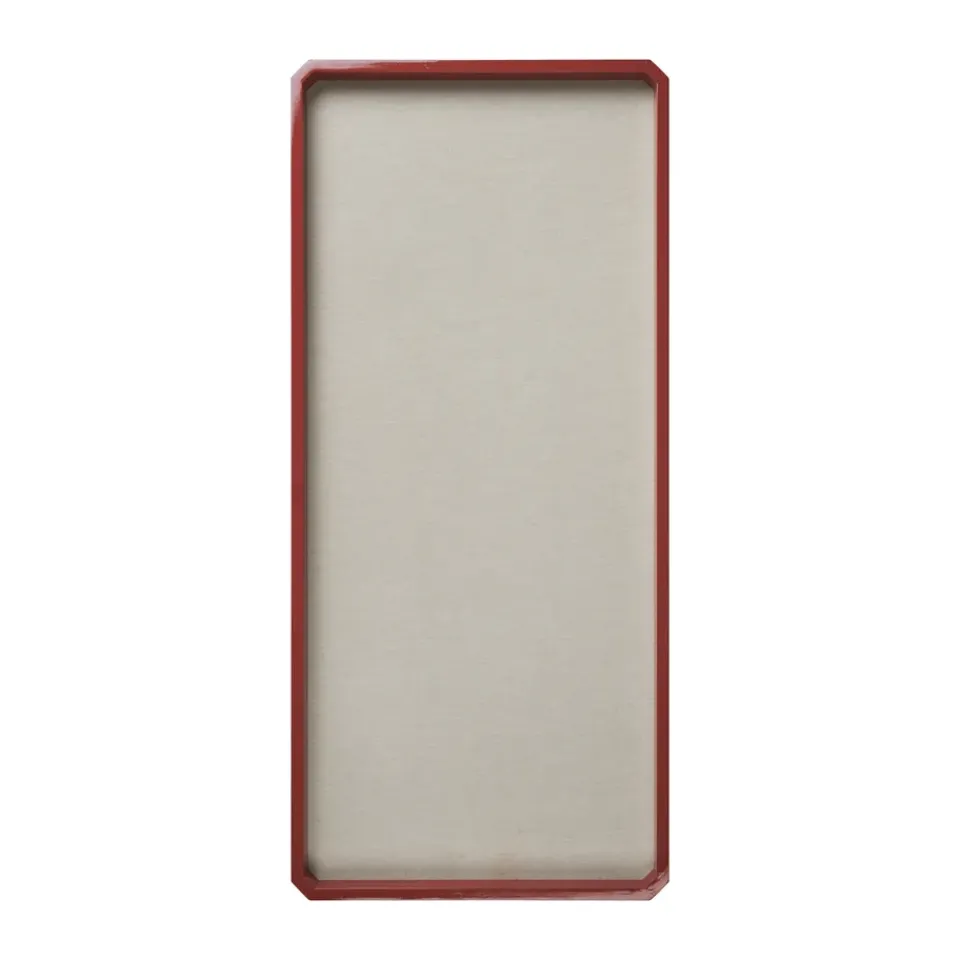 New Ferm Living Tablón de notas Nova 45x100 cm, Picante Red RojoGris