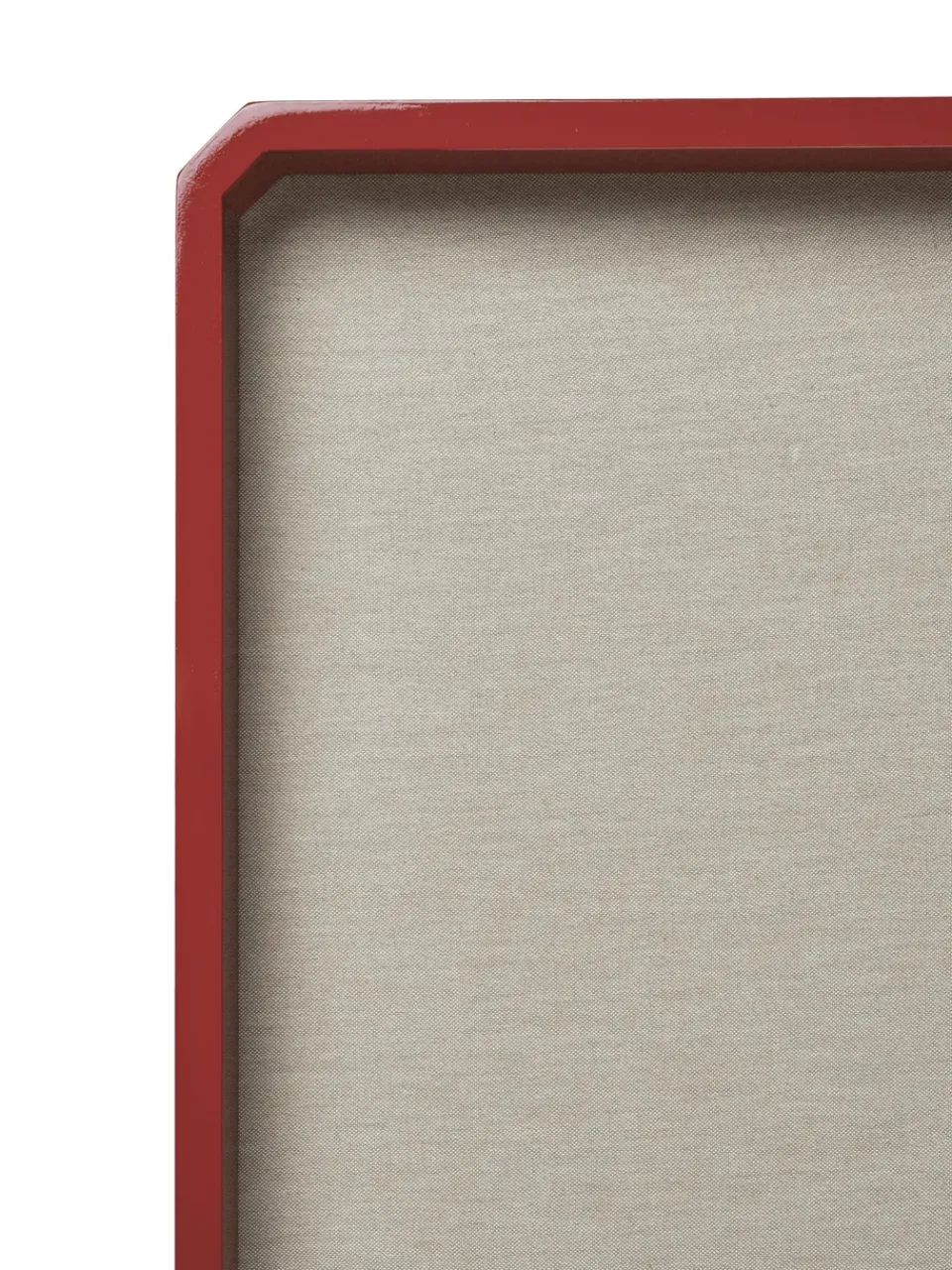 New Ferm Living Tablón de notas Nova 45x100 cm, Picante Red RojoGris