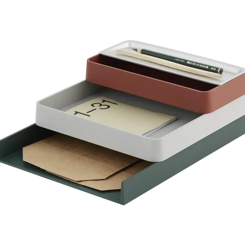 Best Muuto Tapa Arrange Desktop 8x24 cm, Aluminum Gris