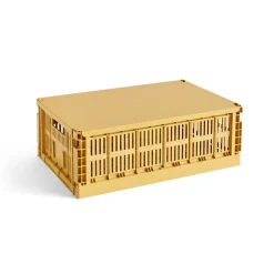 HAY Tapa grande Colour Crate, Golden yellow Amarillo