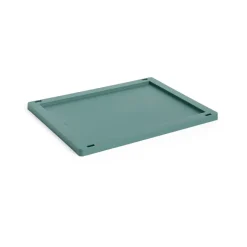 Hot HAY Tapa mediana Colour Crate plastic, Dark green Verde