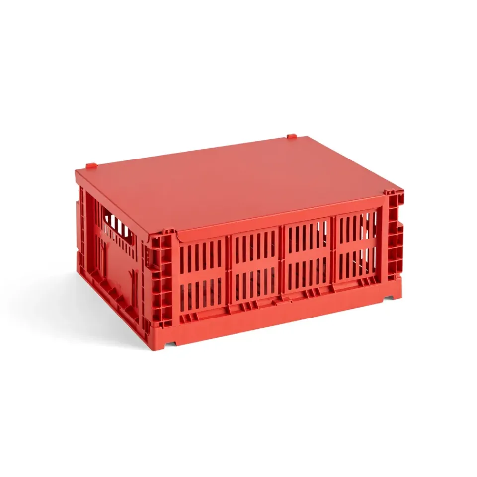 Clearance HAY Tapa mediana Colour Crate, Red Rojo