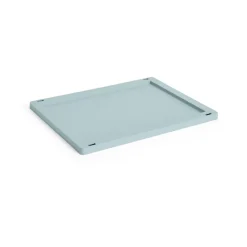 Sale HAY Tapa mediana Colour Crate plastic, Dusty blue Azul