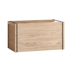 New MOEBE Tapa para caja de almacenaje 28x60 cm, Wood Marrón
