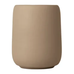 Sale Blomus Taza para cepillos de dientes Sono cerámica 30 cl, Beige Marrón
