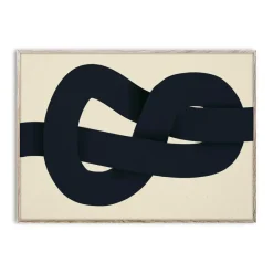 Clearance Paper Collective The Knot, 50x70 cm Azul