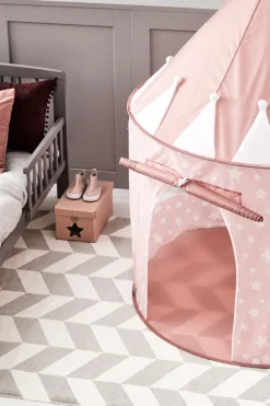 Hot Kid's Concept Tienda Star 100x130 cm, Rosa