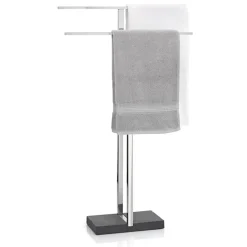 Clearance Blomus Toallero de pie Menoto, Acero pulido Plateado