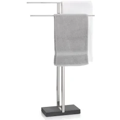 Outlet Blomus Toallero de pie Menoto, mate acero Plateado