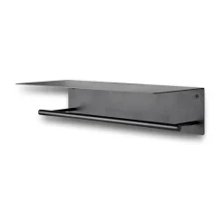 Online Ferm Living Toallero Dora con estante, Black Negro