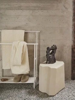 Sale Ferm Living Toallero Dora, White Blanco