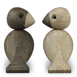 Online Kay Bojesen Denmark Tortolitos de madera, set de 2, roble Marrón