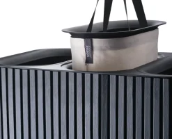 Sale Joseph Joseph Tota Trio Luxe cesta de ropa 90 L, Black Negro