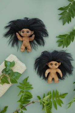 Online Spring Copenhagen Troll de la suerte 9 cm, Roble Marrón