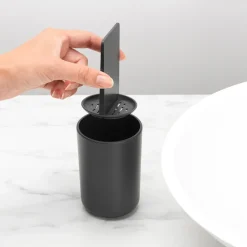 Best Brabantia Vaso para cepillos de dientes ReNew , oscuro Gris