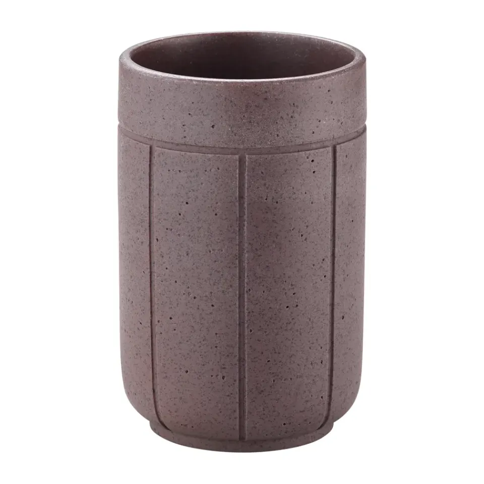 Online Blomus Vaso para cepillos de dientes Kua, Cedar Wood, Ø7 × 11 cm Marrón