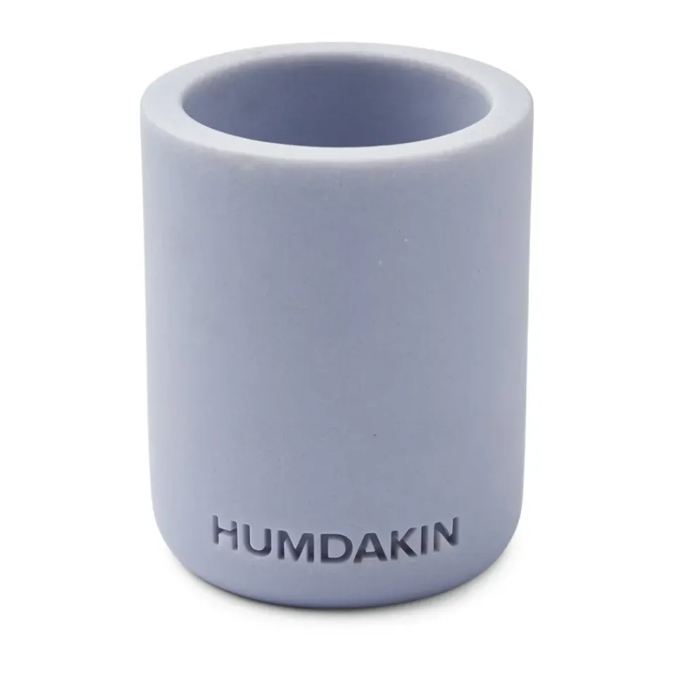 Clearance Humdakin Vaso para cepillos de dientes arenisca ligera, Blue glass Azul