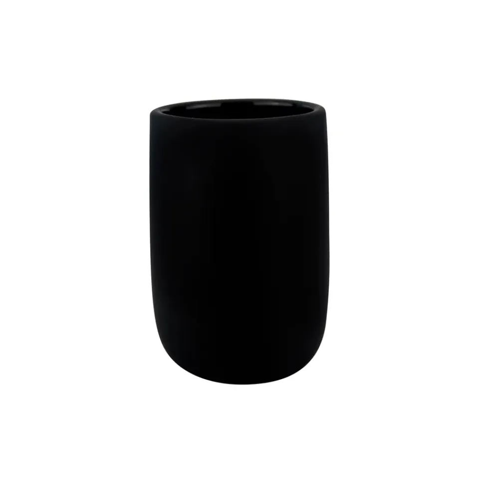 Clearance Mette Ditmer Vaso para cepillos Lotus, Negro