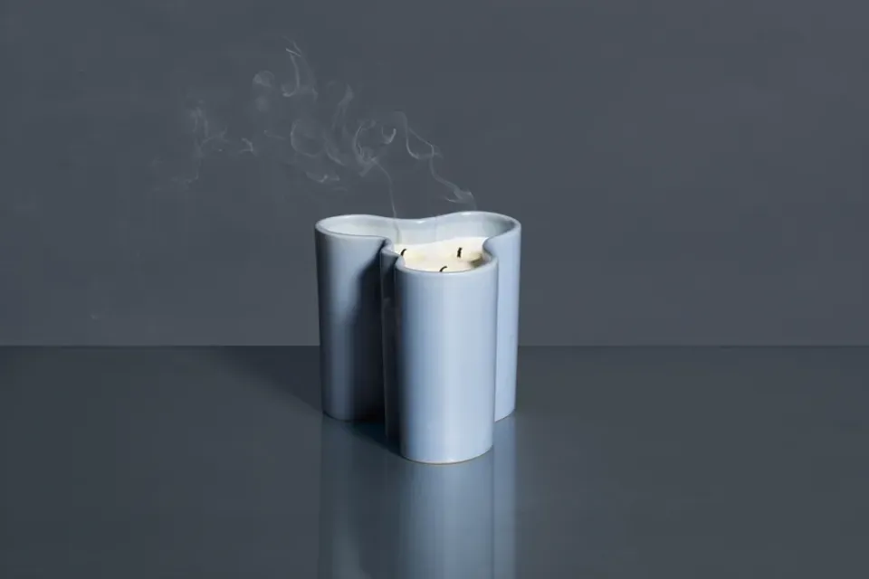 Discount Iittala Vela aromática Aalto 11 cm, Agua Azul