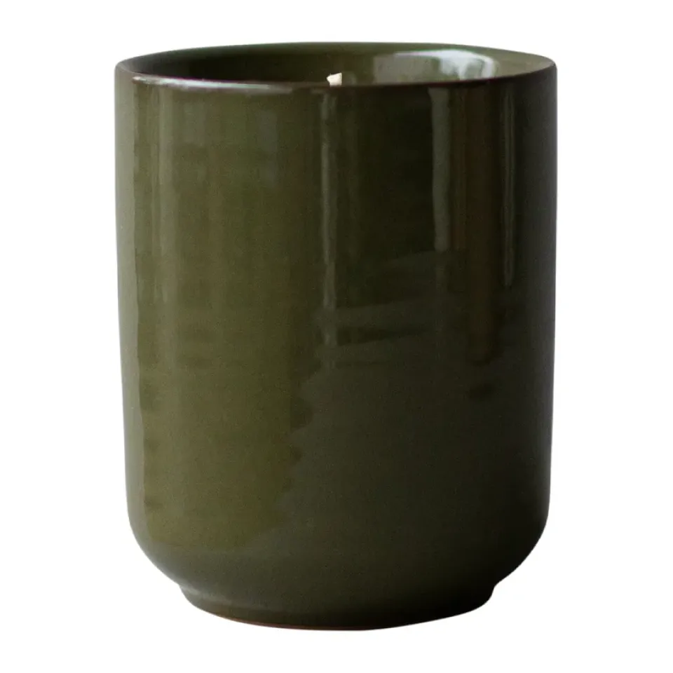 Discount DBKD Vela aromática Burn 60 h, Shiny green Verde