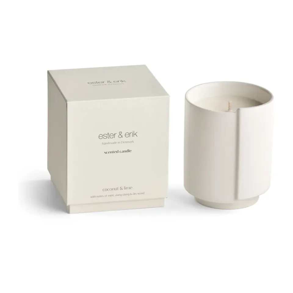 Sale Ester & erik Vela aromática , Coconut & lime Blanco