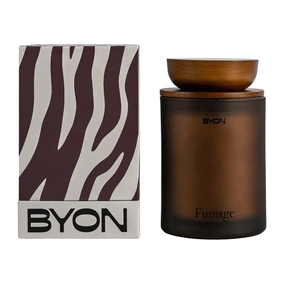 Sale Byon Vela aromática Fumage, 55 h Marrón